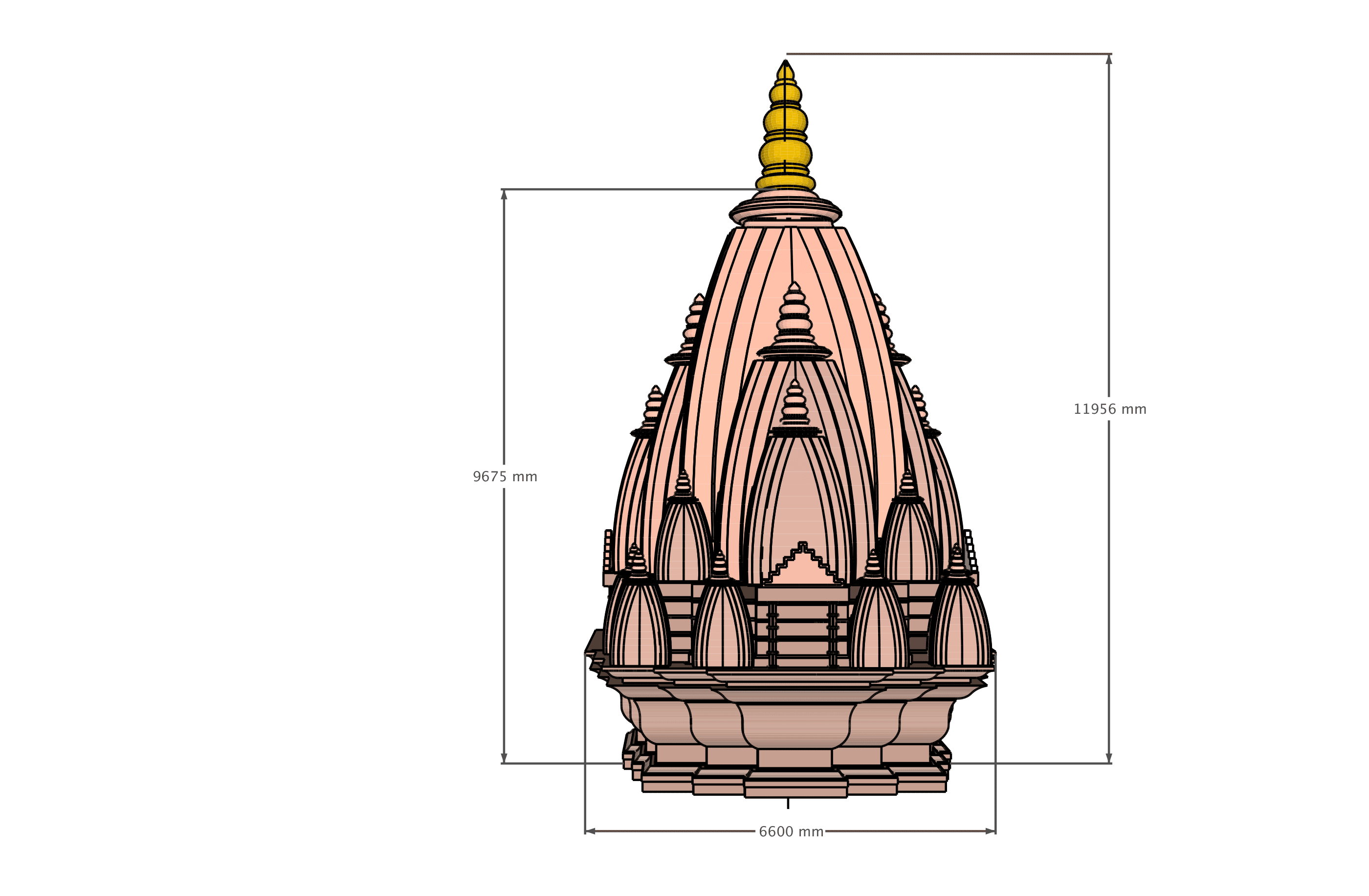Dome elevation drawing